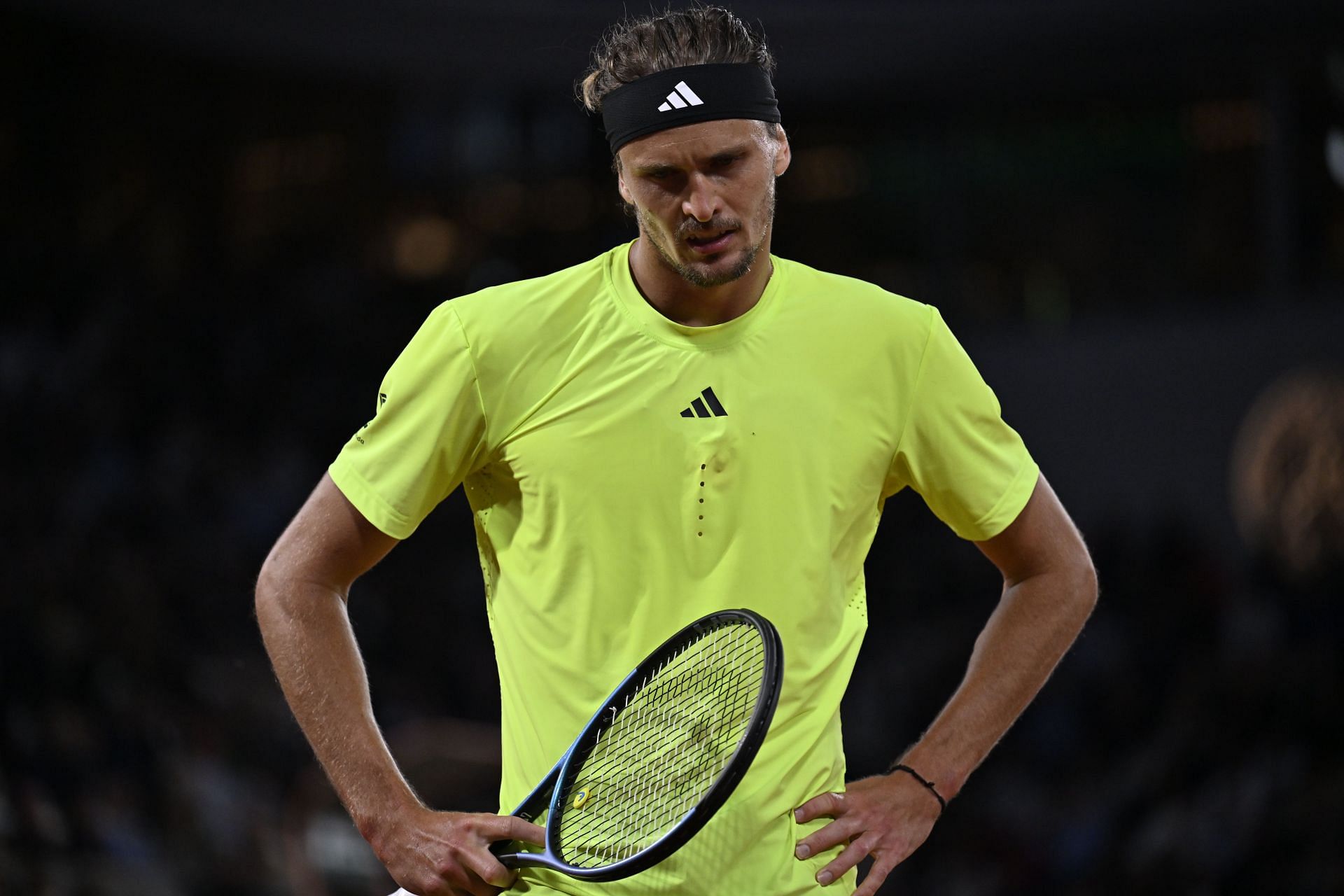 Alexander Zverev at the 2025 French Open (Source: Getty)